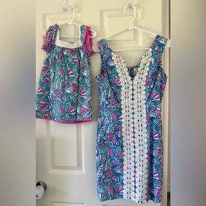 Mommy & Me Lily Pulitzer seashell print dresses